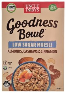 Almonds, Cashews & Cinnamon Low Sugar Muesli