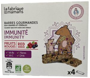 Immunity Gourmet Bars with Seeds, Cereals & Red Berries